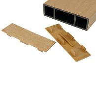 *Brise soleil eindkap 42*145mm Cedar (6pcs)