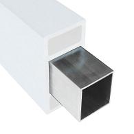 *Brise soleil Stabiliseringslijst L-385cm Alu 30x30x2mm