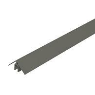 *WEO alu Klikprofiel 50x50mm L-300cm Dark Grey RAL7022