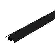 *WEO alu Klikprofiel 50x50mm L-300cm Ebony Black  RAL9005