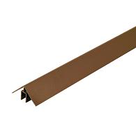 *WEO alu Klikprofiel 50x50mm L-300cm Teak RAL8024