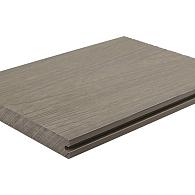 *WPC 22,5x210mm Fiberdeck Premium massief Light Grey FSC®100% L 400 cm