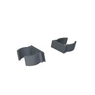 *Boston plastic rhombus wedges 50º-10mm RAL7016 12st Links + 12st rechts