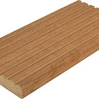 *Bangkirai 21x145mm terrasplank glad/grof Basic L 396 cm