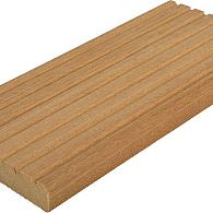 *Bangkirai 25x145mm terrasplank fijn/grof P110 KD18% Premium FCQ L 305 cm