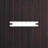 *FelixWood Thermo Bamboe Melody 18x155mm dark  grof/glad-Woca voorgeolied clip-kops tong+groef L 186 cm