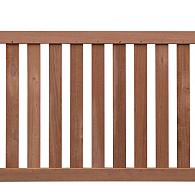 *Keruing massief hek 22 110x180cm Premium FCQ FSC®100%