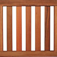 *Keruing massief hekpoort 11 90x100cm Premium FCQ FSC®100%