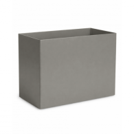 *Kunststof Plantenbak Recta Taupe 90x40x60 cm, zwenkwielen zijn mogelijk (8st) toepasbaar voor binnen gebruik