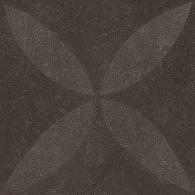 *VT Wonen Keramische Tegel Unico Flower Dec Brown 80x80x3