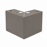 *Potenset - Antraciet 9,5cm hoog