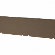 *Kantopsluiting Single 300x16,5 cm SUPRA BRUIN excl: koppelplaat/spies