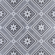 *GeoCeramica® 60x60x4 Concreet Flower dec