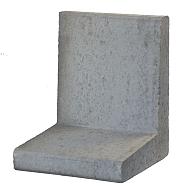 *L-Element Grijs 50x40x40cm