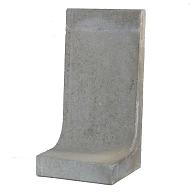 *L-Element Grijs 80x40x40cm