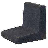 *L-Element Zwart 40x40x40cm