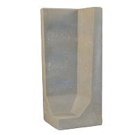 *L-Hoeksteen Grijs 100x40x40cm