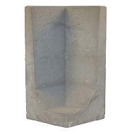 *L-Hoeksteen Grijs 80x40x40cm