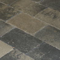 *MB Drumstone 15x15x6 grijs/zwart genuanc