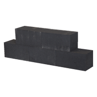 *Patioblok Antraciet 45x15x15cm strak