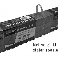 *Garagepack Lijngoot 300 cm verz.st. roos