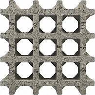 *Aquadraintegel 30x30x8cm Gris