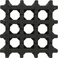 *Aquadraintegel 30x30x8cm Nero