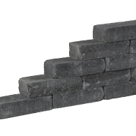 *PILESTONE LINE COAL 40X15X10CM