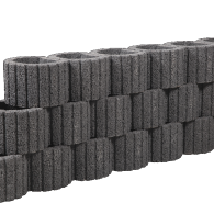 *CIRKELFLOR MINI ZWART 30X20X20CM