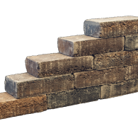 *PILESTONE LINE WALNUT 40X15X10CM