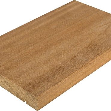 *Bangkirai 27x190mm v-groeven P500 Premium FCQ  L 366 cm