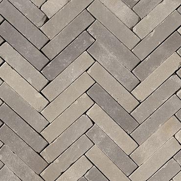 Gebakken WF getrommeld Lotis, grijs onbezand, 20x5x6 UWF60