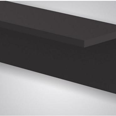 *Comp. hoekprofiel Antraciet/Zwart 300cm