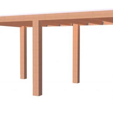 *Douglas Overkapping Elegant 400x500 cm