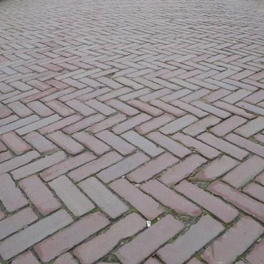 Oud gebakken dikformaten (  7 duimers ) Rood/paars Oud Zandvoort NM