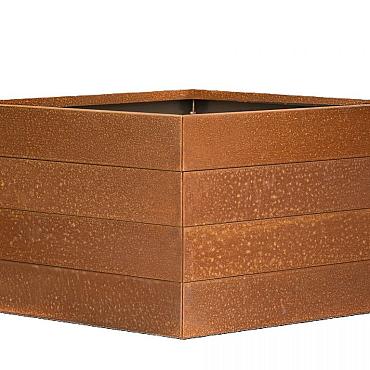 *Plantenbak Modulair Corten 270x270x56 cm