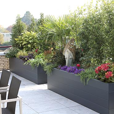 *Plantenbak Modulair Antraciet 300x240x42 cm