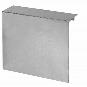 *Overzetstuk muurelement recht 150x30x15,8 VERZINKT