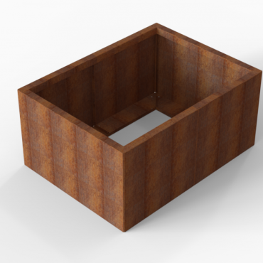 *Plantenbak Module+ Corten 120x90x56 cm