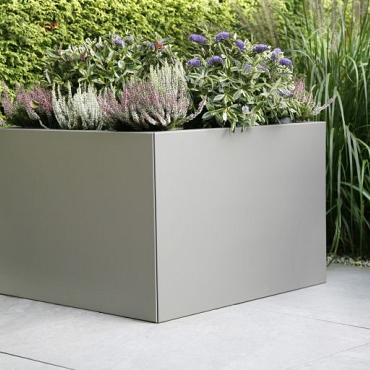 *Plantenbak Vlak Taupe 300x210x40 cm
