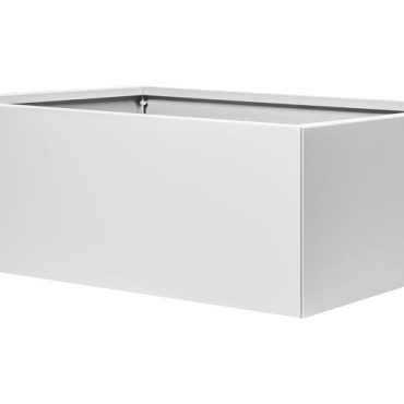 *Plantenbak Vlak Wit 210x150x60 cm