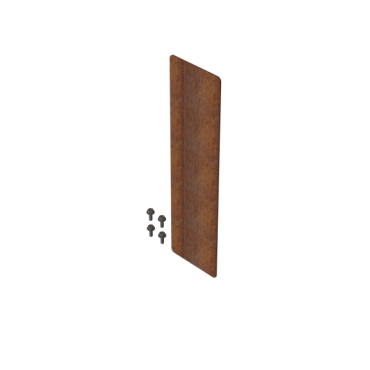 *Koppelplaat 16,5 cm CORTEN exclusief incl. 4 stuks zelftappers