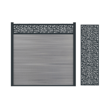 *Boston Decopaneel Crios horizontaal 30x175cm RAL7016 dikte 2mm