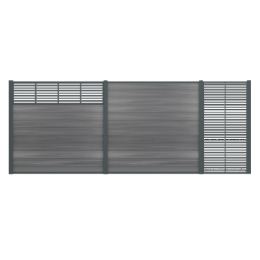 *Boston Decopaneel Paxos horizontaal 45x175cm RAL7016 dikte 2mm