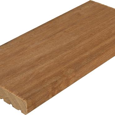 *Bangkirai 25x145mm terrasplank glad/grof Basic L 335 cm