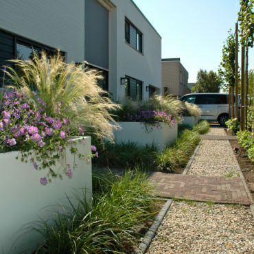 *Plantenbak Vlak Wit 300x150x40 cm