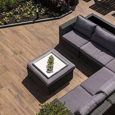 *Keramische Tegel WOODLOOK MAHONY 40x120x2CM