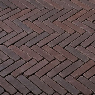 Gebakken DF getrommeld Bolzano Antica, 20,4x6,7x6, DF60, paars genuanceerd+