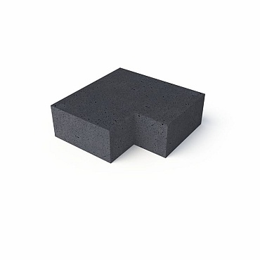 *Schellevis TRAP HOEKSTUK 90° (40/20) BINNEN ANTRA. 60X60 CM