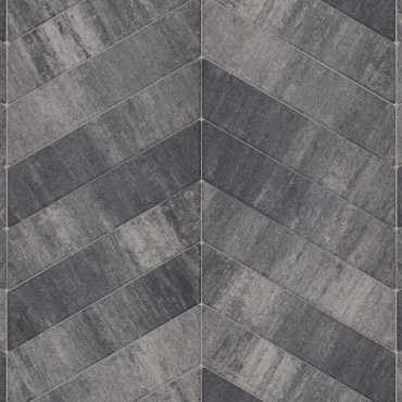 *Soft Comfort Punto 12x50x8 cm Grijs/Zwart